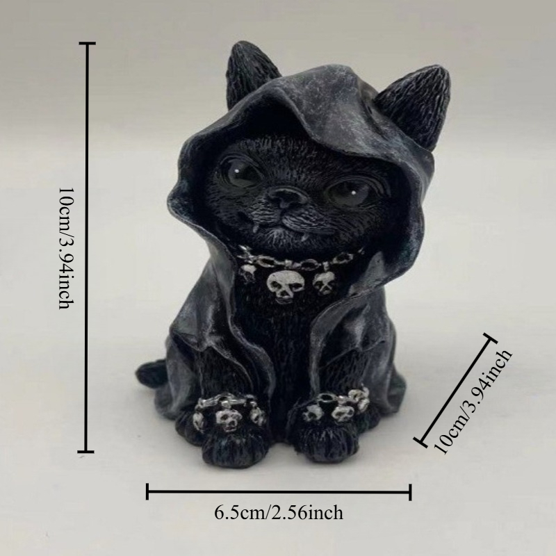 Halloween Magische Katze Harz  – Bonsai Garden Desk Bewertung und Preis
