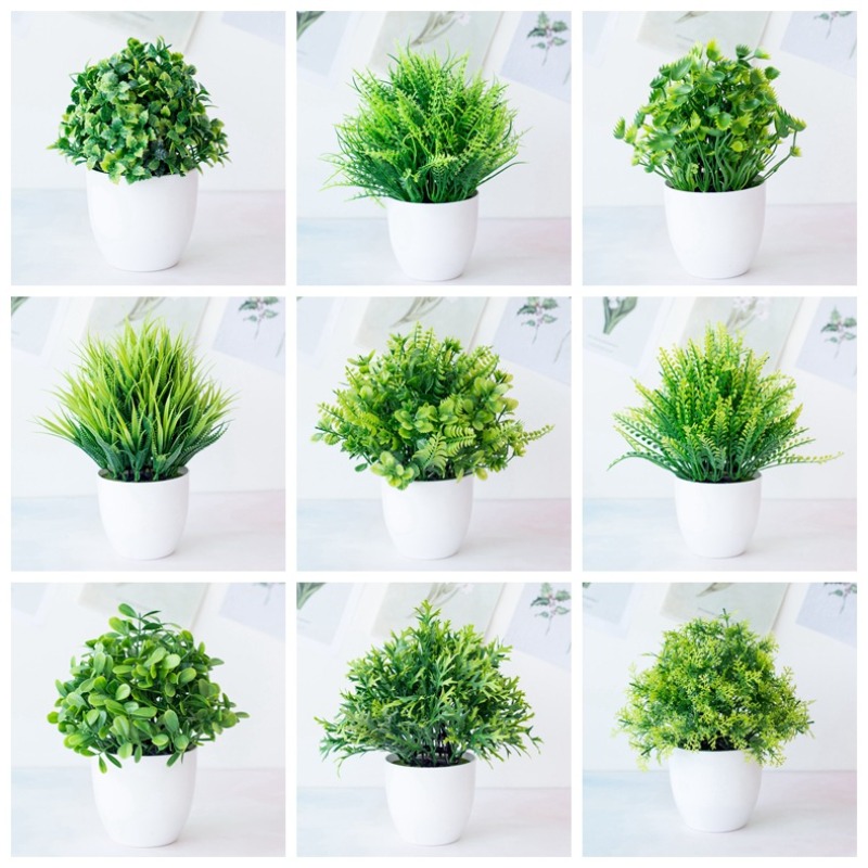 1 Stück grüne künstliche Pflan – Bonsai Garden Desk Bewertung und Preis