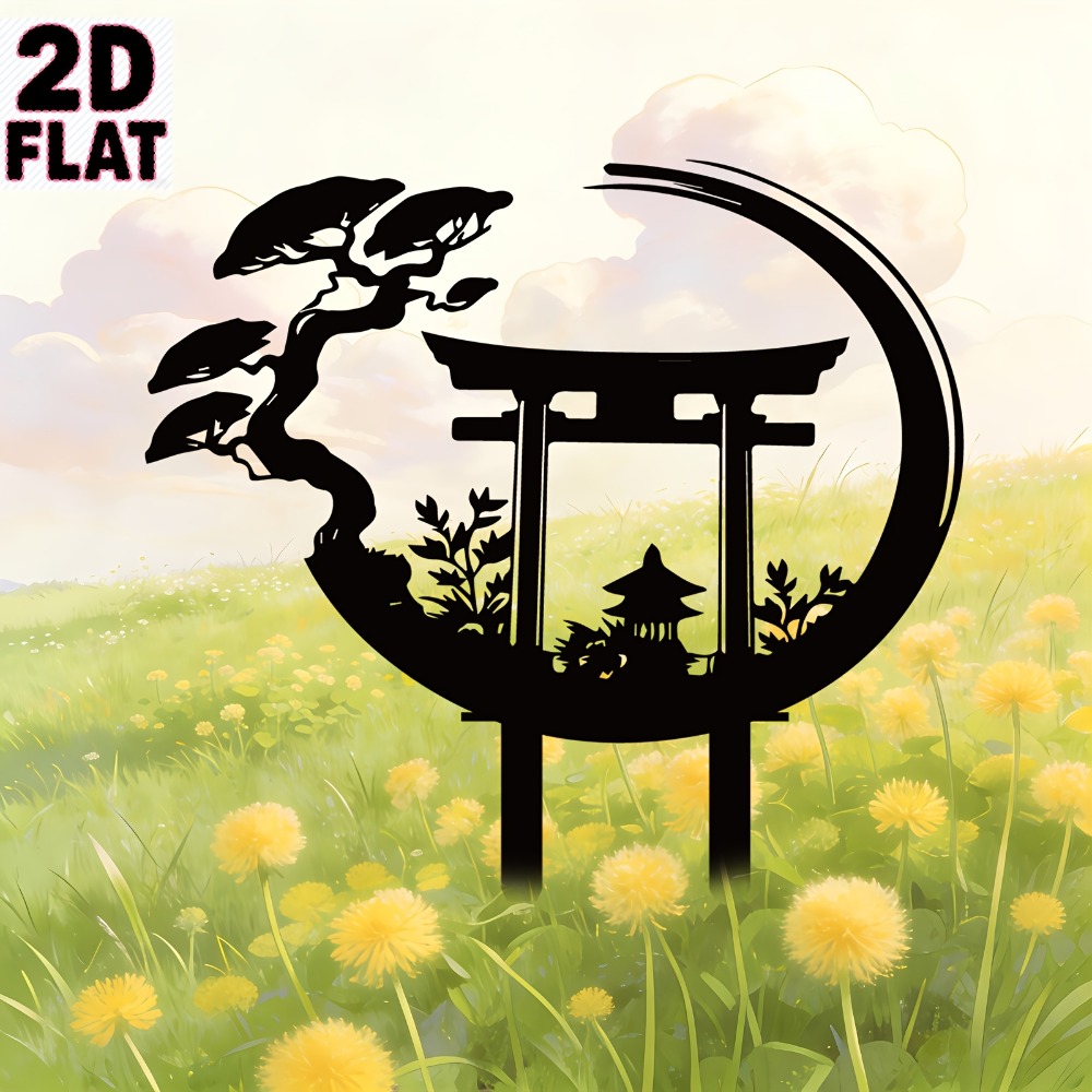 CIFBUY Metall-Wandkunst Torii- – Bonsai Garden Wall Bewertung und Preis