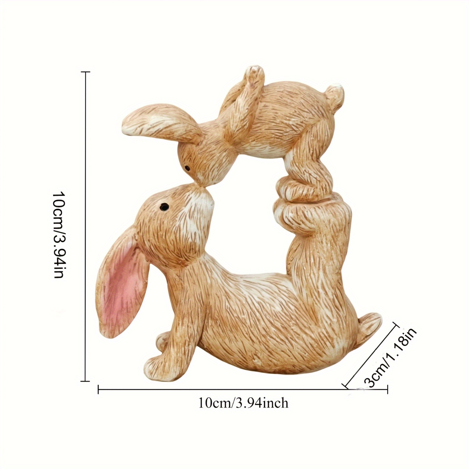 Garten Harz Küssen Hase Statue – Bonsai Garden Desk Bewertung und Preis